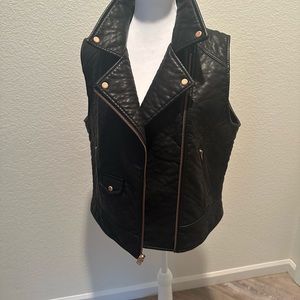 MARC JACOBS 100% Leather Vest XL